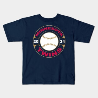 Twins Baseball 24 Kids T-Shirt